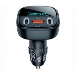 АЗУ Acefast B5, 3USB, 5А, PD+QC4.0, 101Вт, с вольтметром (черный) - фото 1