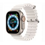 Ремешок Apple Ocean белого цвета для Apple Watch 44, 45 мм и Ultra - фото 1
