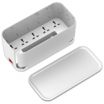 Сетевой фильтр LDNIO SC5309, в ящике, 3 USB QC/5 универсальных розеток, 2 м, 2.5 кВт, 3.1 А, белый - фото 5