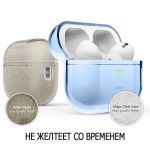 Чехол силиконовый Elago Clear case для AirPods Pro 2, аква голубой - фото 2