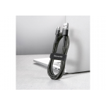 Кабель Baseus cafule Micro 2.4A, с USB-A на Micro USB, 1 метр, черный + серый - фото 7