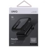 Чехол Uniq для Apple Watch 44 mm Nautic +9H glass Water-resistant IP68 черный - фото 3