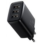 Сетевое зарядное устройство Baseus Compact Charger, 3U, 17W, EU, черный - фото 2
