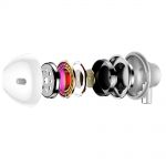 Наушники Baseus Encok H06 lateral, разъём 3,5 мм, вкладыши, гарнитура, MFI, серебристый - фото 5