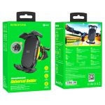 Держатель велосипедный Borofone BH59, Flyover, на руль (черный желтый) - фото 6