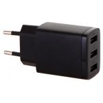 Сетевое зарядное устройство Baseus Compact Charger, 3U, 17W, EU, черный - фото 4