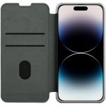Чехол Nillkin для iPhone 14 Pro QIN Pro (Cloth) Книжный шрифт Серый - фото 2