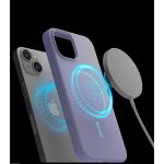 Elago для iPhone 14 чехол MagSafe Soft silicone case Фиолетовый - фото 2