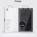 Чехол Nillkin для iPhone 14 Pro Max CamShield Silky Магнитный Силикон Элегантный черный - фото 6