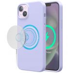 Elago для iPhone 14 чехол MagSafe Soft silicone case Фиолетовый - фото 1