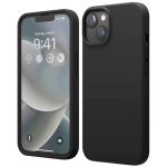 Elago для iPhone 14 чехол Soft silicone (Liquid) черный - фото 1