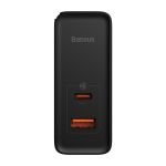 СЗУ Baseus GaN5 Pro Fast Charger C+U 100W Black +Mini Cable Type-C to Type-C 100W 1m черный - фото 3