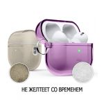 Чехол силиконовый Elago для AirPods Pro 2 чехол Clear case Темно-фиолетовый - фото 2