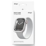 Ремешок Elago для Apple Watch 44/45 mm чехол DUO case Прозрачный/белый - фото 3
