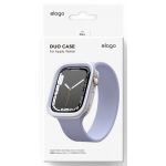 Ремешок Elago для Apple Watch 44/45 mm чехол DUO case Прозрачный/Фиолетовый - фото 3