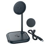 Беспроводное зарядное устройство Acefast E6, 2 в1, 22.5Вт (серый) - фото 5