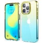 Elago для iPhone 14 Pro чехол AURORA (tpu) Градиент желтый/синий - фото 1