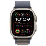 Apple Watch Ultra 2 2023, 49 мм, корпус из титана, ремешок Trail "синий/черный" - фото 2