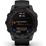 Умные часы Garmin FENIX 7 Solar серый с черным ремешком - фото 6