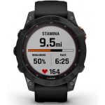 Умные часы Garmin FENIX 7 Solar серый с черным ремешком - фото 7