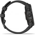 Умные часы Garmin FENIX 7 Solar серый с черным ремешком - фото 4