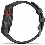 Умные часы Garmin FENIX 7 Solar серый с черным ремешком - фото 5