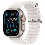 Apple Watch Ultra 2 2023, 49 мм, корпус из титана, ремешок Ocean "белый" - фото 1