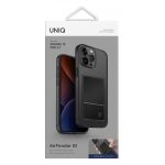 Чехол Uniq для iPhone 15 Pro Max Air Fender ID (cardslot) Серый - фото 6