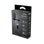 Микрофон проводной петличный для телефона Ritmix RCM-210, 2м, Type-Cмм (черный) - фото 4