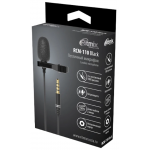 Микрофон проводной петличный для телефона Ritmix RCM-110, 2м, 3.5мм (черный) - фото 4
