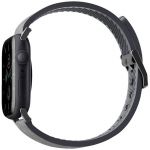 Ремешок Uniq для Apple Watch 49/45/44/42 mm Straden Waterproof Кожа/Силикон Серый - фото 2