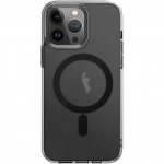Чехол UNIQUE case TPU magnetic protective для iPhone 14 Pro (6.1), темно-прозрачный - фото 2