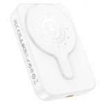 Внешний аккумулятор с беспроводной зарядкой Hoco J117A Esteem, 10000мАч, PD20Вт (белый) - фото 2