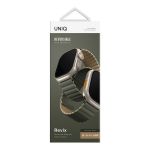 Ремешок Uniq для Apple Watch 49/45/44/42 mm Revix reversible Magnetic Зеленый/Коричневый - фото 3