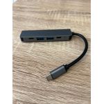 Хаб Perfeo PF-Type-C-12, USB Type-C dock. station 5 в 1 (серебро) - фото 2