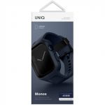 Ремешок Uniq для Apple Watch 45/44 mm чехол+ремень Monos 2-in-1 чехол+ремешок Синий - фото 4