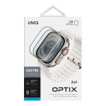 Защитное стело Uniq стекло для Apple Watch Ultra 49 mm OPTIX DUO PRO Anti-reflective Glass + Stainless steel frame - фото 5