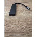 Хаб Perfeo PF-Type-C-12, USB Type-C dock. station 5 в 1 (серебро) - фото 4