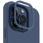 Чехол Uniq для iPhone 15 Pro LINO Синий (Magsafe) - фото 5