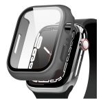 Ремешок Elago для Apple Watch 44/45 mm чехол Clear Shield case+9H glass Матовый темно-серый - фото 1
