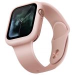Чехол Uniq для Apple Watch 44 mm LINO Розовый - фото 1