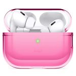 Чехол силиконовый Elago для AirPods Pro 2 Clear case Неоново-ярко-розовый - фото 3