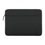 Чехол Uniq для ноутбуков 14" Vienna RPET fabric Laptop sleeve (ShockSorb), Полуночный черный - фото 1
