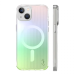 Чехол Uniq для iPhone 15 COEHL Линейный Радужный (MagSafe) - фото 2