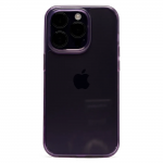 Чехол-накладка K-Doo Guardian для iPhone 14 Pro, полиуретан (TPU), противоударный, прозрачный / фиолетовый - фото 2