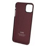 Чехол накладка K-Doo Keivlar для iPhone 15 Pro Max, черный - красный - фото 2