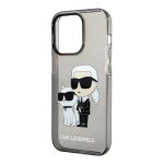 Чехол Lagerfeld для iPhone 15 Pro Max PC/TPU NFT Karl & Choupette Hard Блеск Черный - фото 3