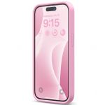 Чехол Elago для iPhone 15 Soft silicone (Liquid) Ярко-розовый - фото 2