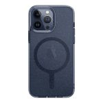 Чехол Uniq для iPhone 15 Pro Lifepro Xtreme Мишура Синяя (MagSafe) - фото 3