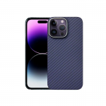 Чехол накладка K-Doo Keivlar для iPhone 14 Pro, черный - фиолетовый - фото 2